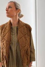 The Golden House Joh Waistcoat 'Feike' - Rust  -  One Size