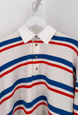 The Golden House Joh Polo Stripe Long Sleeve 'Alicia' - Red/Blue  - One Size