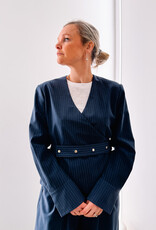 Harper&Yve Blazer 'Lida' - Blue Stripe - Harper&Yve