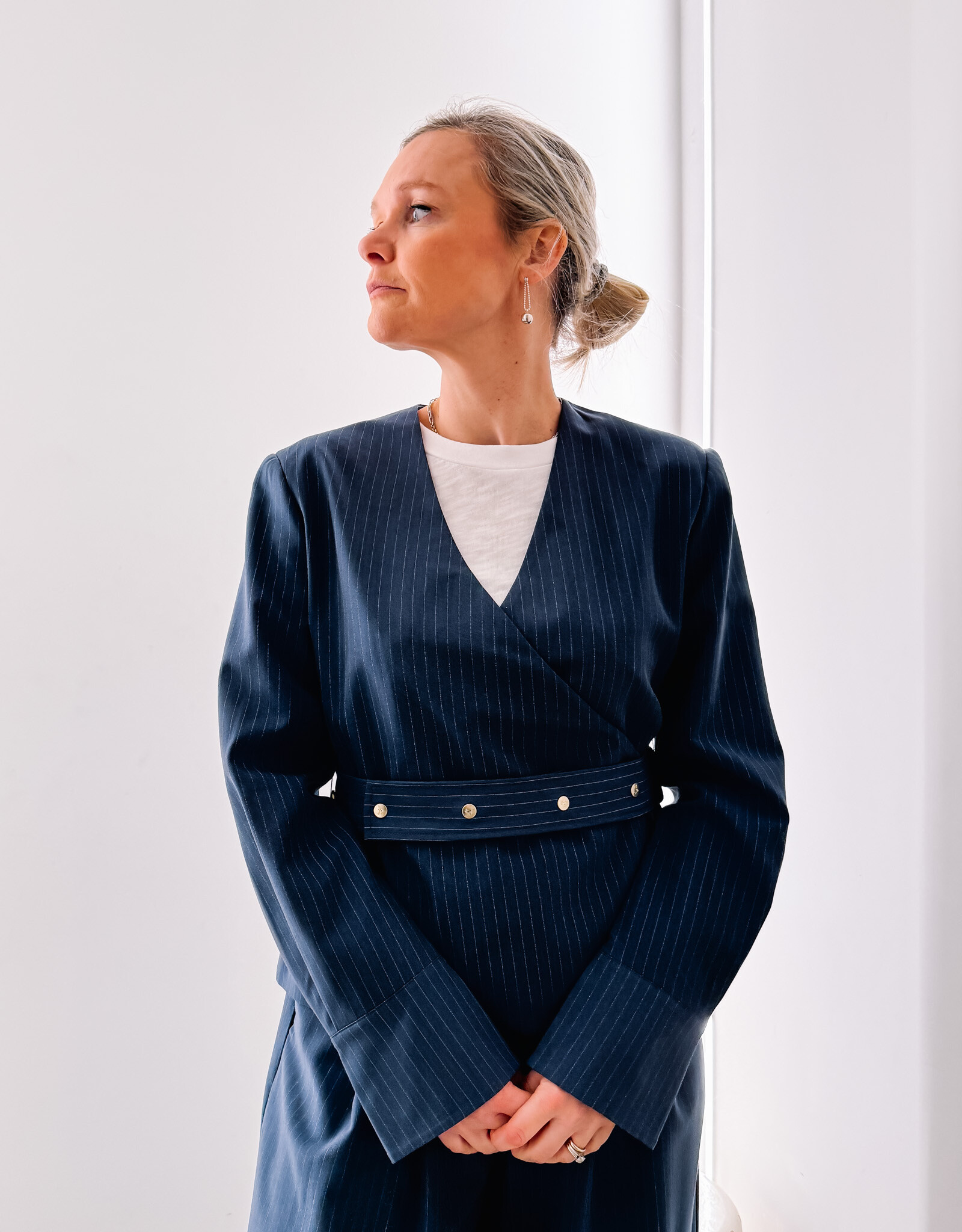 Harper&Yve Blazer 'Lida' - Blue Stripe - Harper&Yve