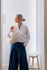 The Golden House - Garc Blouse Popeline 'Roza' - White - One Size