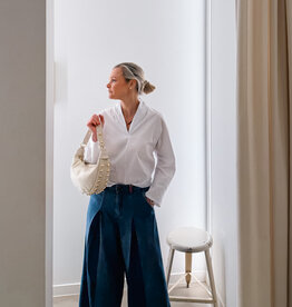 The Golden House - Garc Blouse Popeline 'Roza' - White - One Size