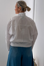 The Golden House - Garc Blouse Popeline 'Roza' - White - One Size