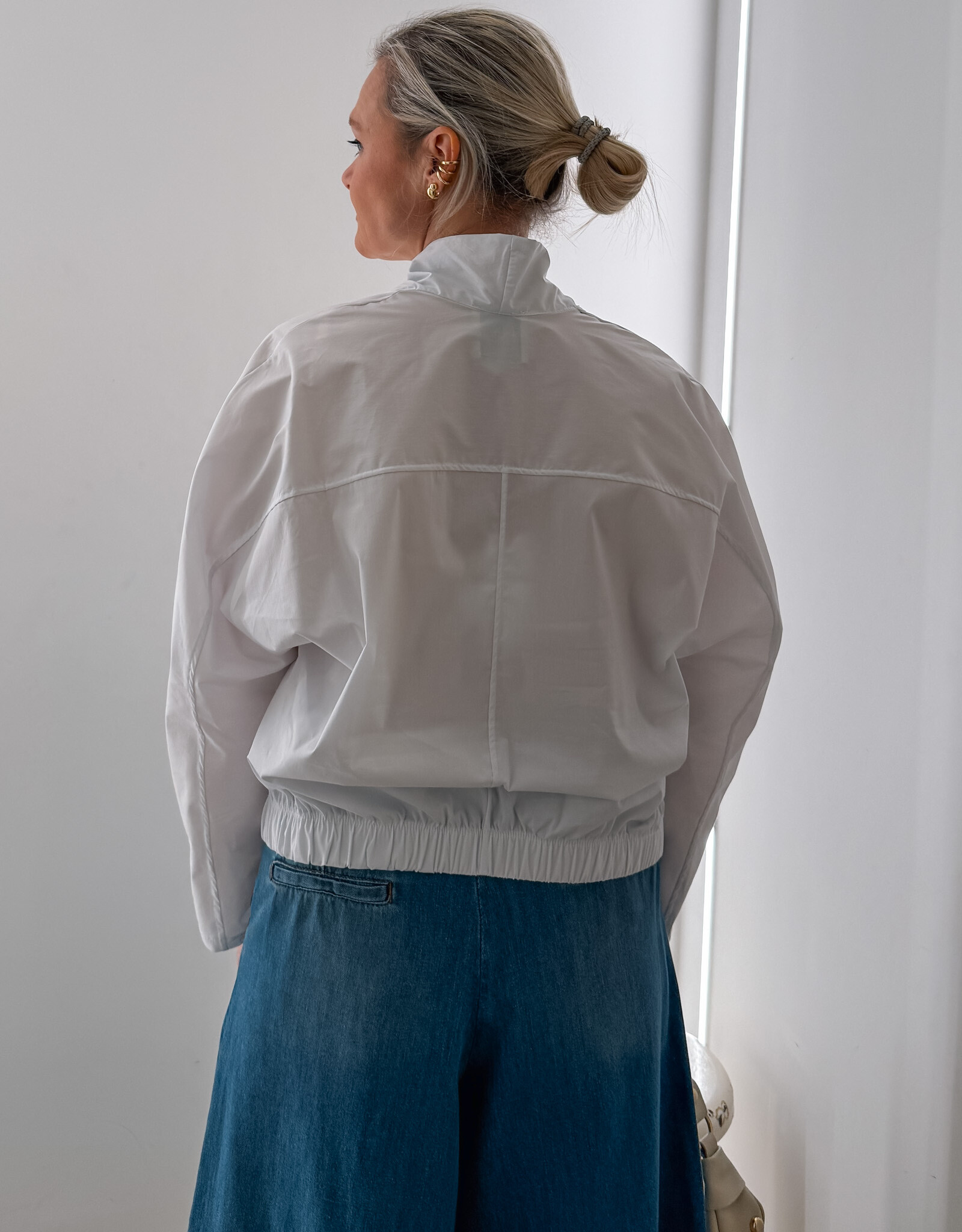 The Golden House - Garc Blouse Popeline 'Roza' - White - One Size