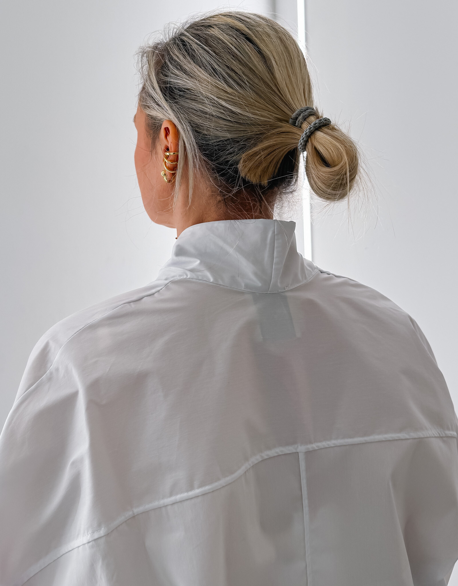 The Golden House - Garc Blouse Popeline 'Roza' - White - One Size