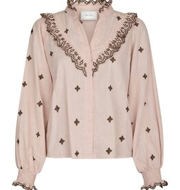 Blouse 'Degas' - Dusty Rose/Brown - Neo Noir