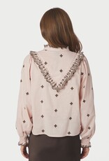 Blouse 'Degas' - Dusty Rose/Brown - Neo Noir