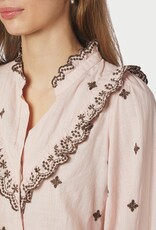 Blouse 'Degas' - Dusty Rose/Brown - Neo Noir