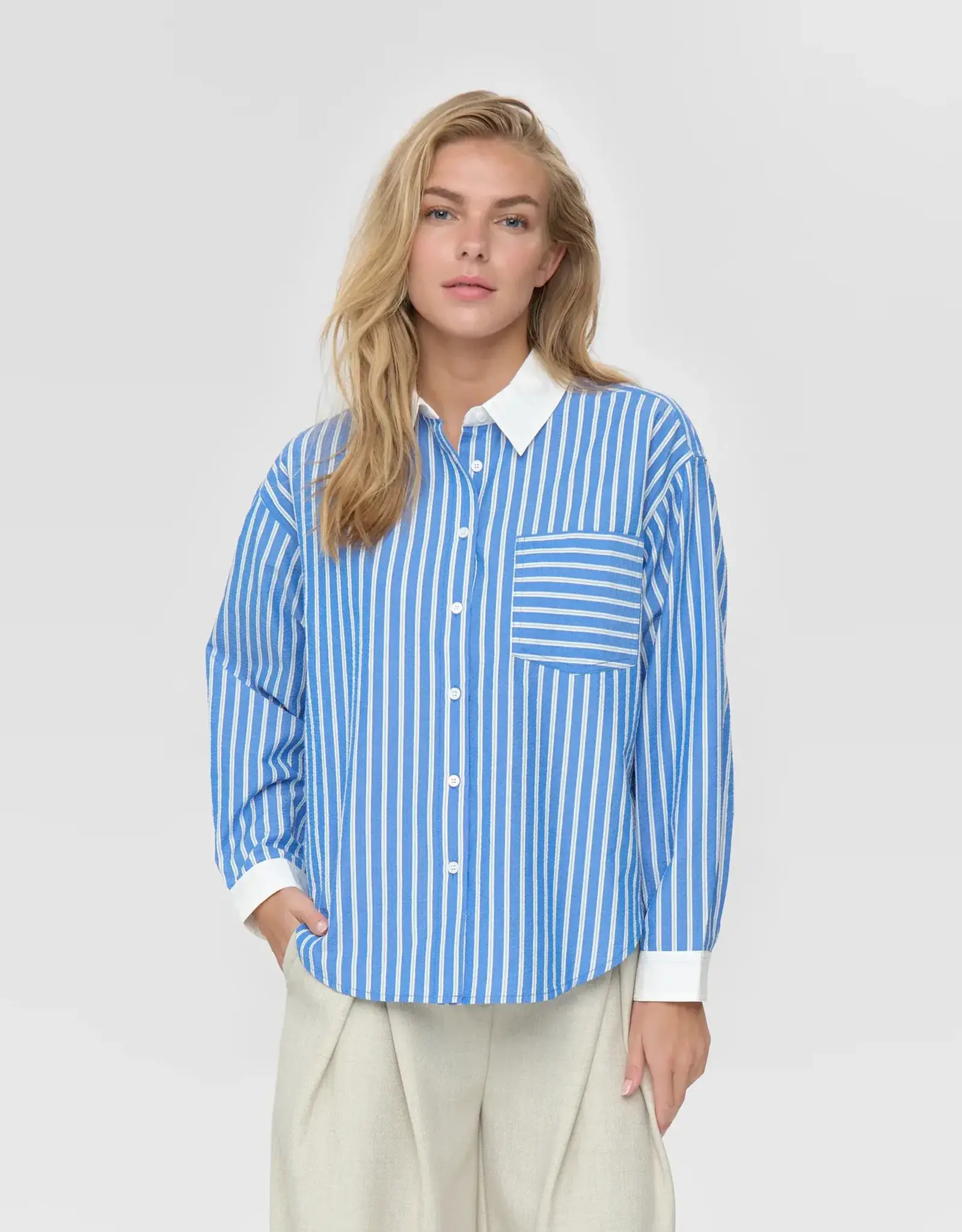 Moves Hemd 'Rhonie' - Victoria Blue - Moves