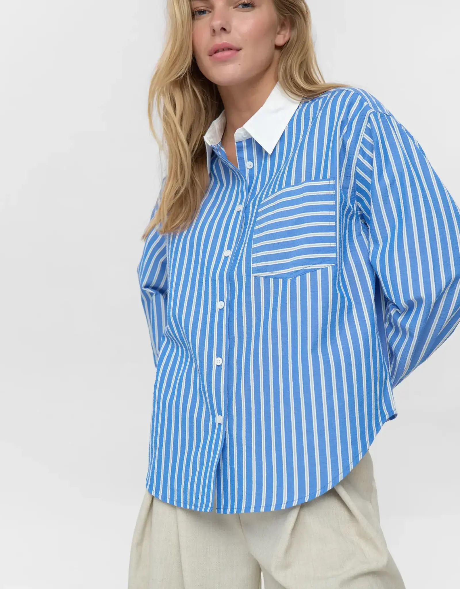 Moves Hemd 'Rhonie' - Victoria Blue - Moves