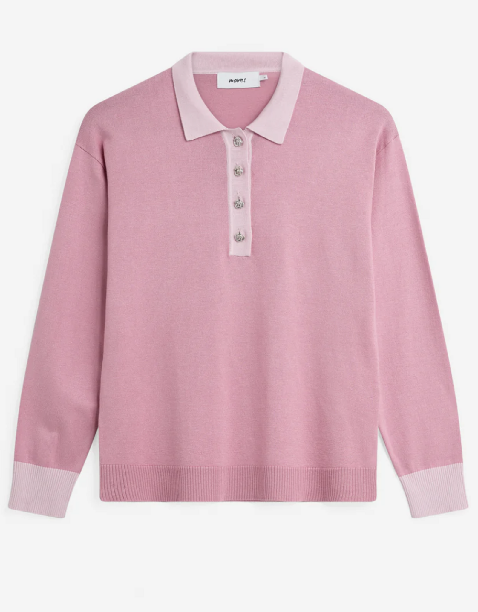 Moves Pull Polo 'Polla' - Cashmere Rose - Moves