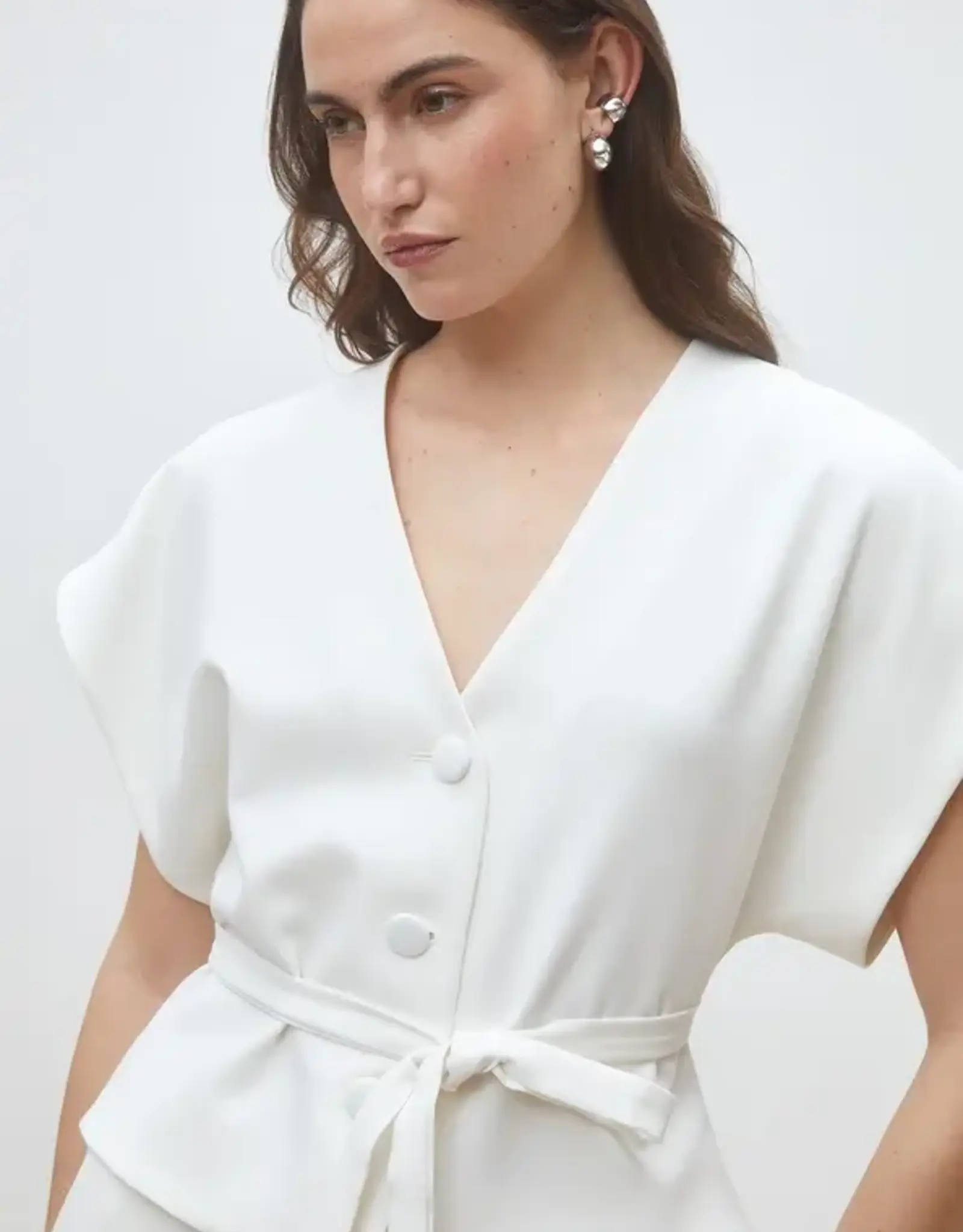 Suncoo Blouse 'Lazlo' - Blanc Casse - Suncoo