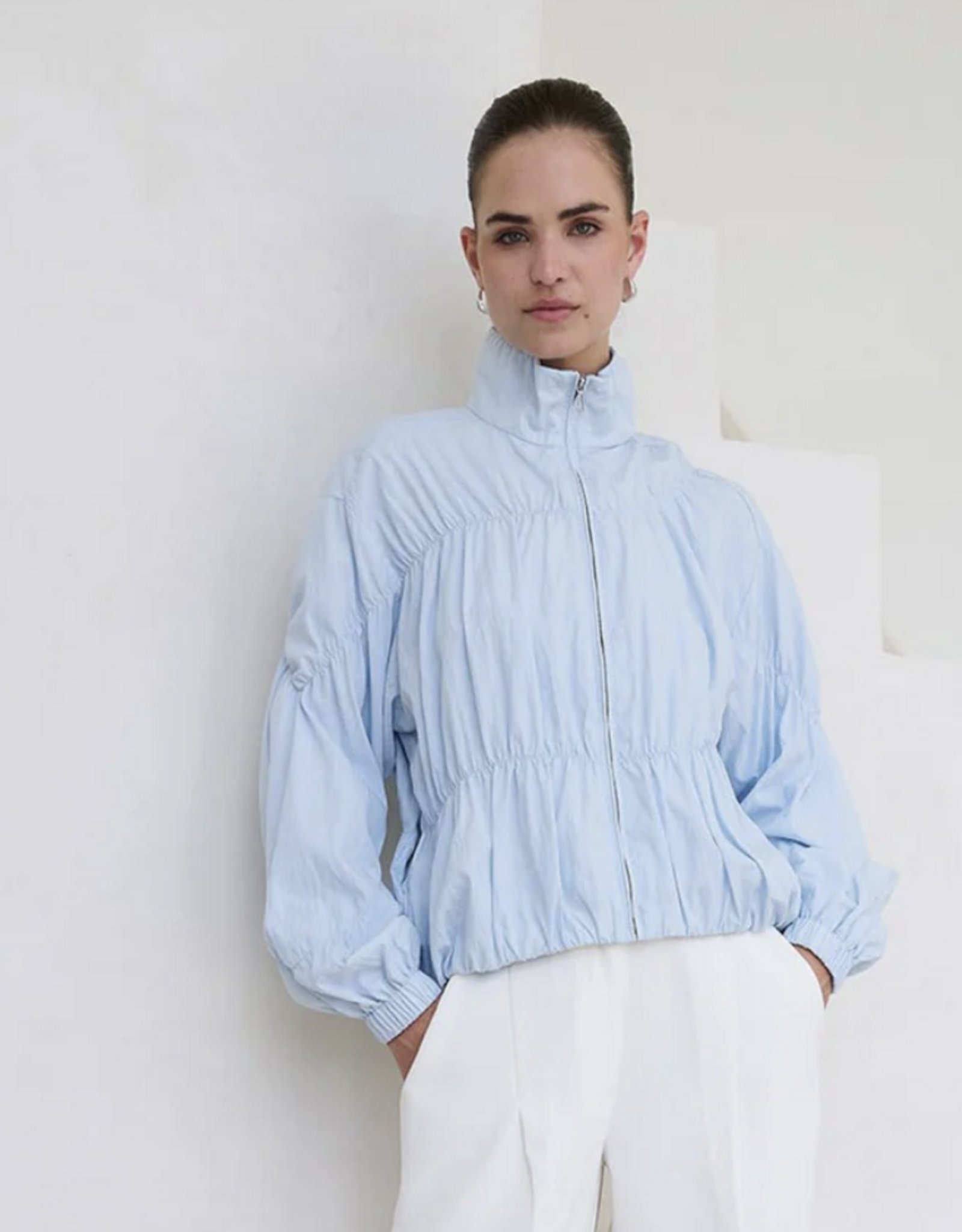 Another Label Jacket 'Isine' - Light Blue - Another-Label