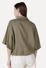 Another Label Blouse 'Rlia' - Martini Olive - Another-Label