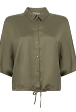 Another Label Blouse 'Rlia' - Martini Olive - Another-Label