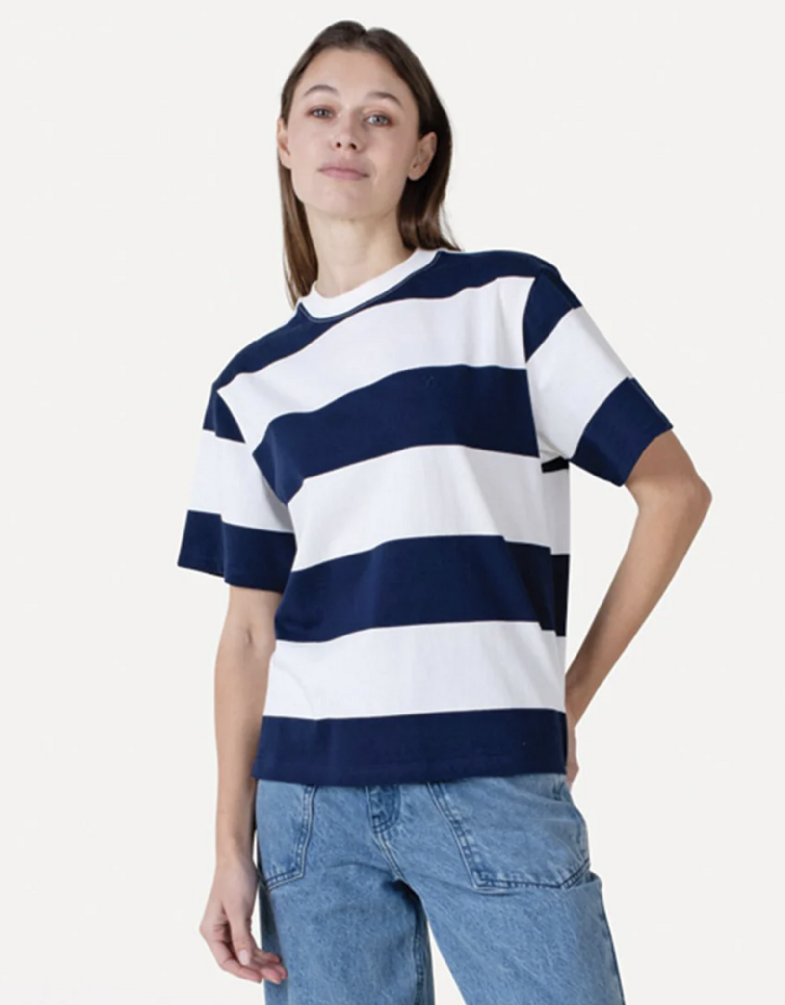 Another Label T-Shirt 'Gini' - Night Sky/Off White - Another-Label