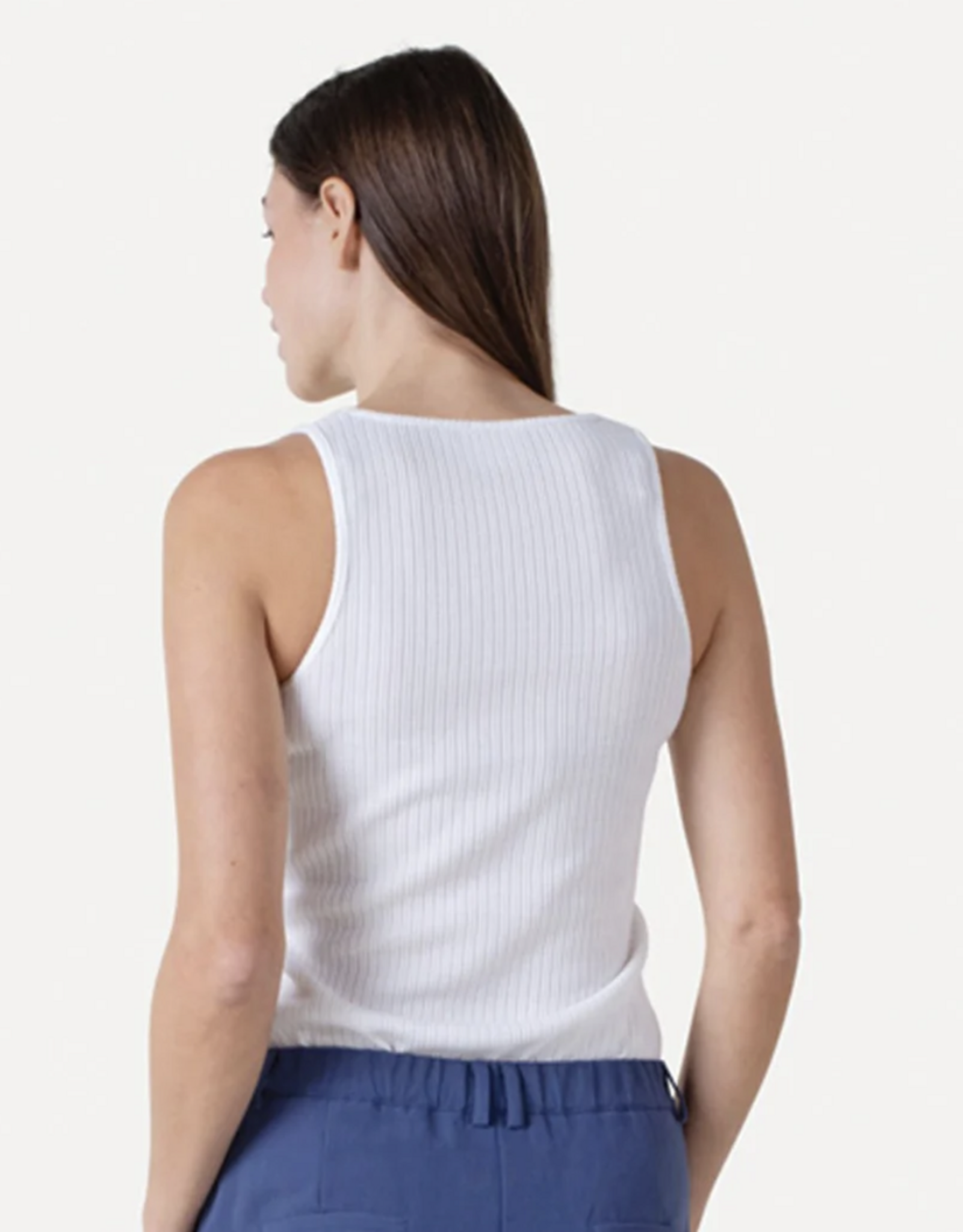 Another Label Top 'Amata' - Off White - Another-Label