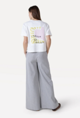 Another Label Broek Wide Stripe 'Moore' - Crown Blue Stripe - Another-Label