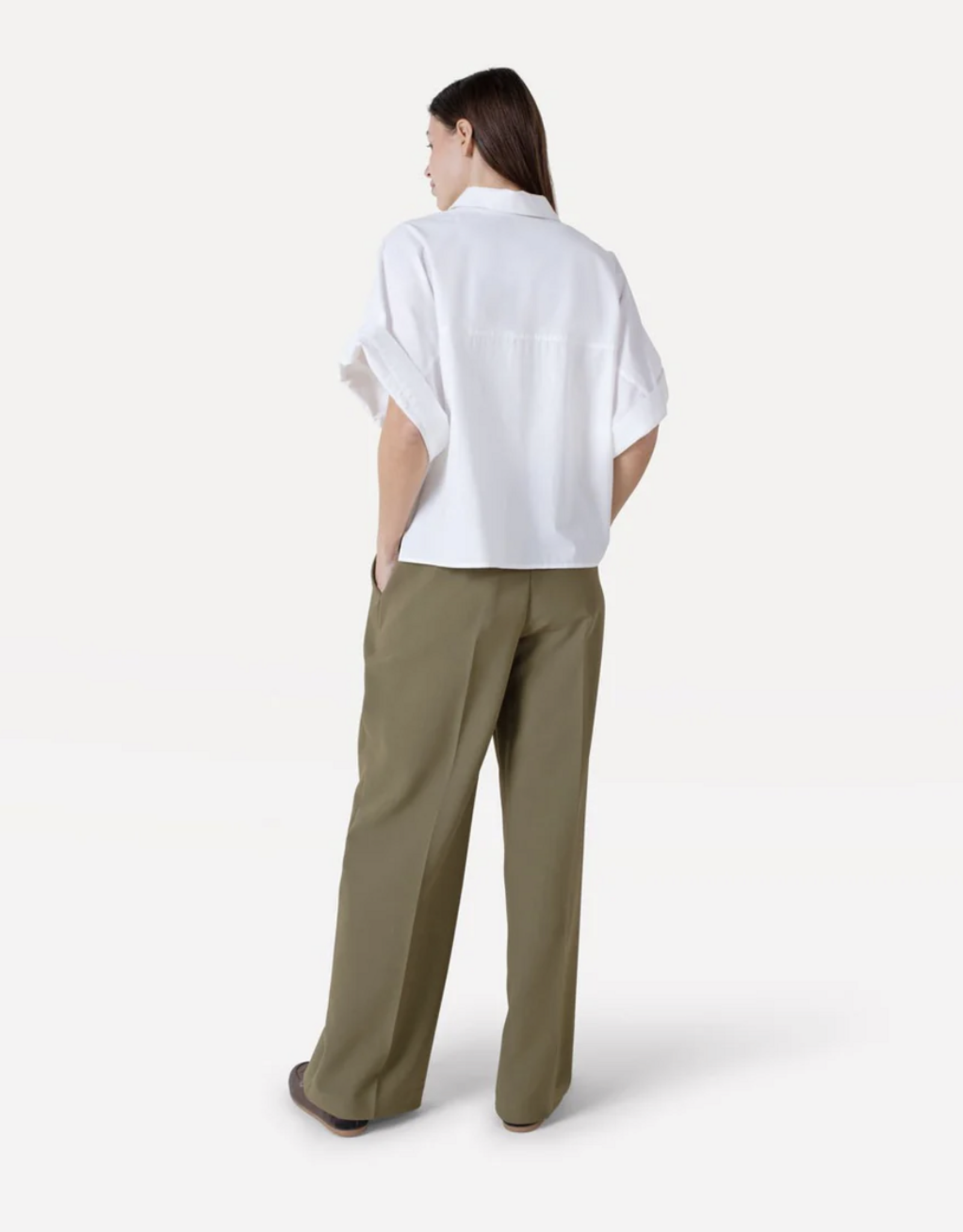 Another Label Broek 'Emmy' - Martini Olive - Another-Label