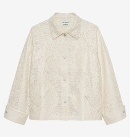 Catwalk Junkie Regenjasje 'Laced' - Ecru - Catwalk Junkie