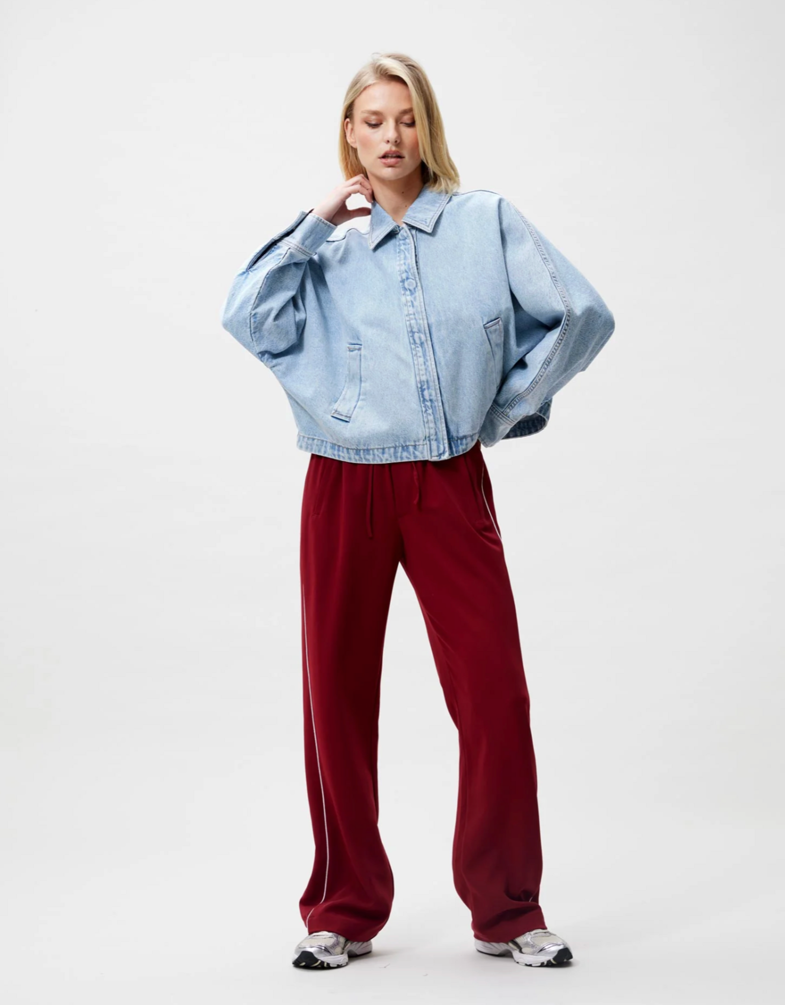 Catwalk Junkie Broek 'Tracksuit' - Rhubarb  - Catwalk Junkie