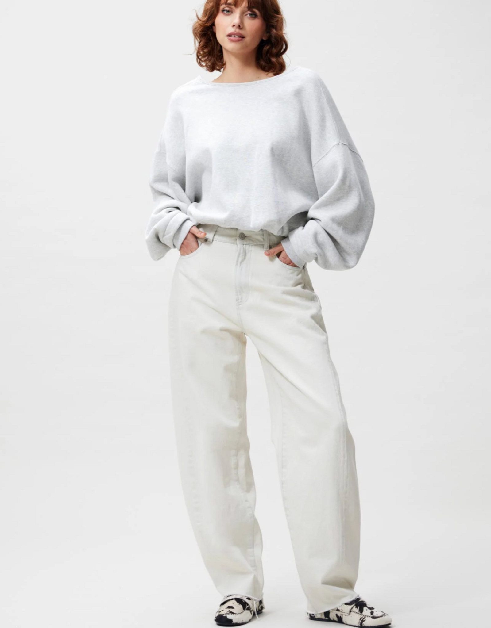 Catwalk Junkie Jeans Barrel 'Super' - Bone - Catwalk Junkie