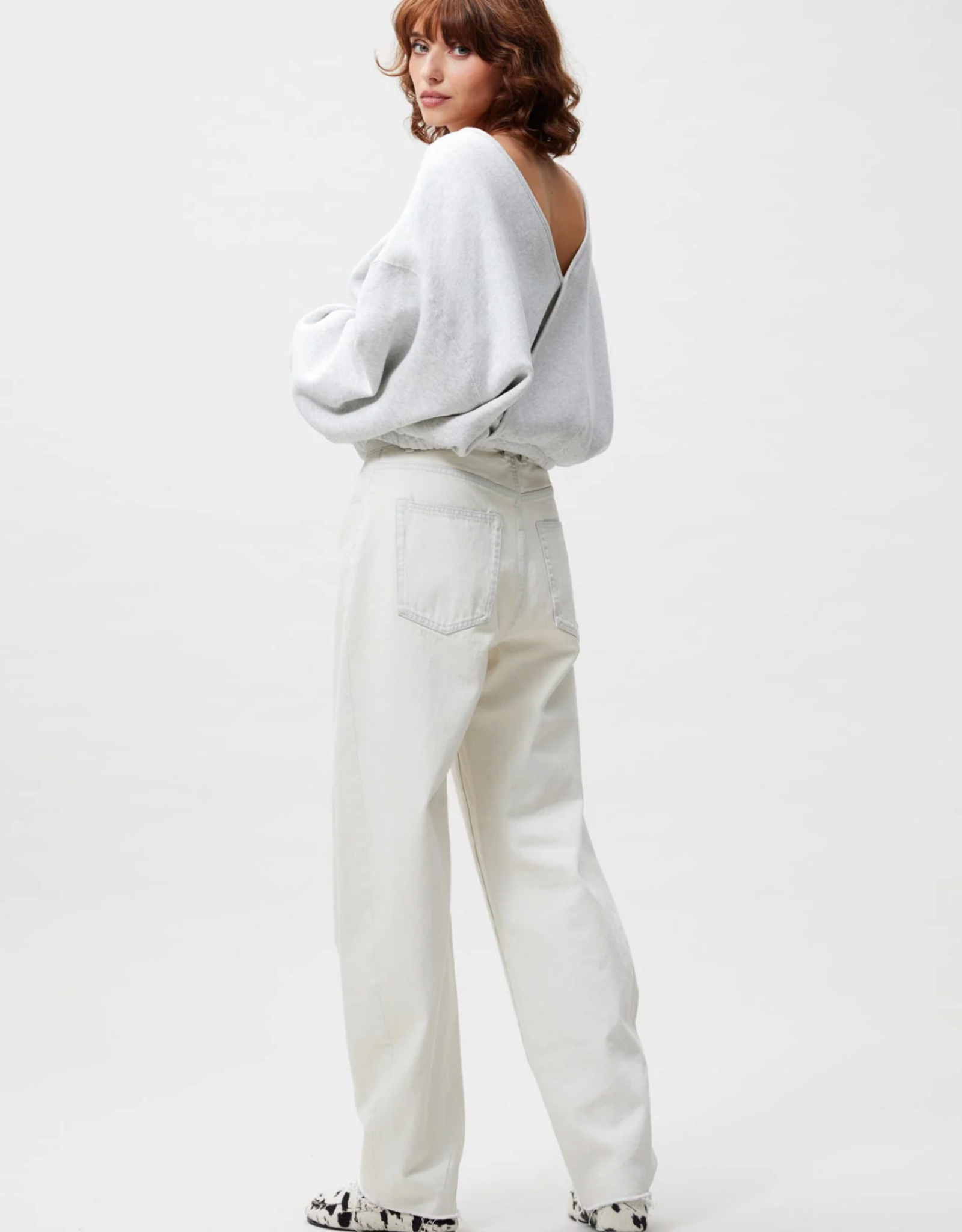 Catwalk Junkie Jeans Barrel 'Super' - Bone - Catwalk Junkie