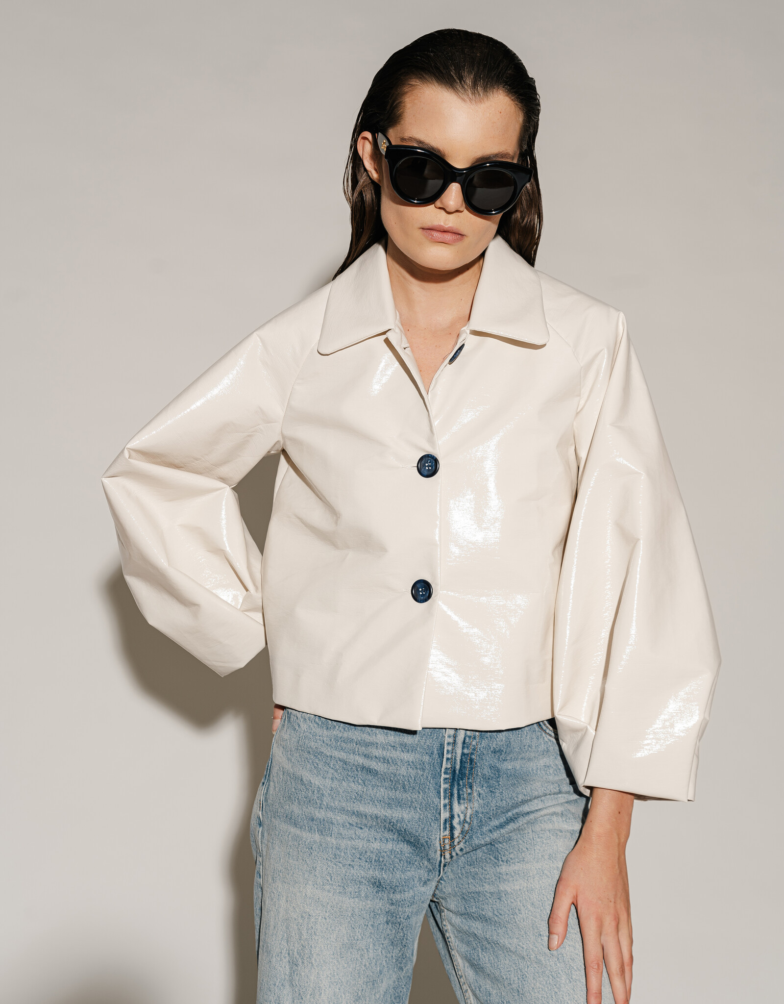 Mon Frac Jacket 'Ciel' - Ecru - Mon Frac