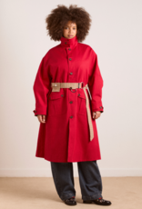 Damson Madder Trench Reversible  'Anja' - Tan/Red - Damson Madder