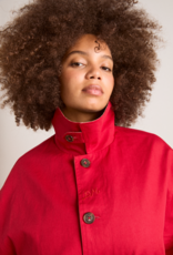 Damson Madder Trench Reversible  'Anja' - Tan/Red - Damson Madder