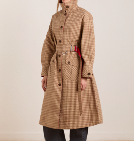 Damson Madder Trench Reversible  'Anja' - Tan/Red - Damson Madder