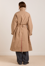 Damson Madder Trench Reversible  'Anja' - Tan/Red - Damson Madder