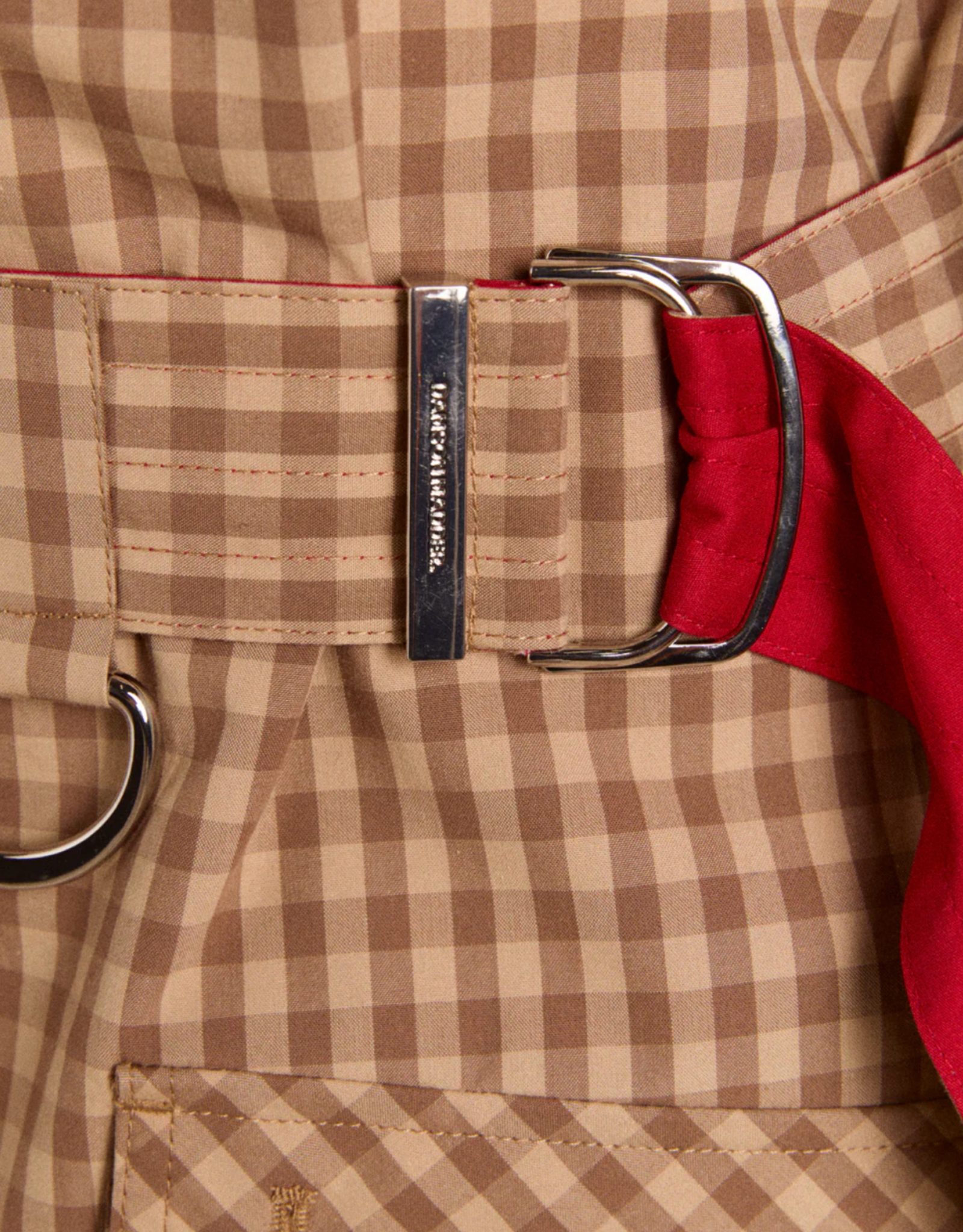 Damson Madder Trench Reversible  'Anja' - Tan/Red - Damson Madder