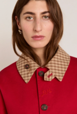 Damson Madder Trench Reversible  'Anja' - Tan/Red - Damson Madder