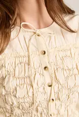 Damson Madder Blouse Smocked 'Elliana' - Butter  - Damson Madder