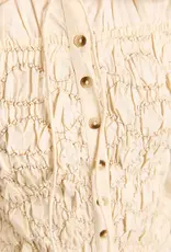 Damson Madder Blouse Smocked 'Elliana' - Butter  - Damson Madder