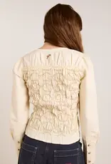 Damson Madder Blouse Smocked 'Elliana' - Butter  - Damson Madder