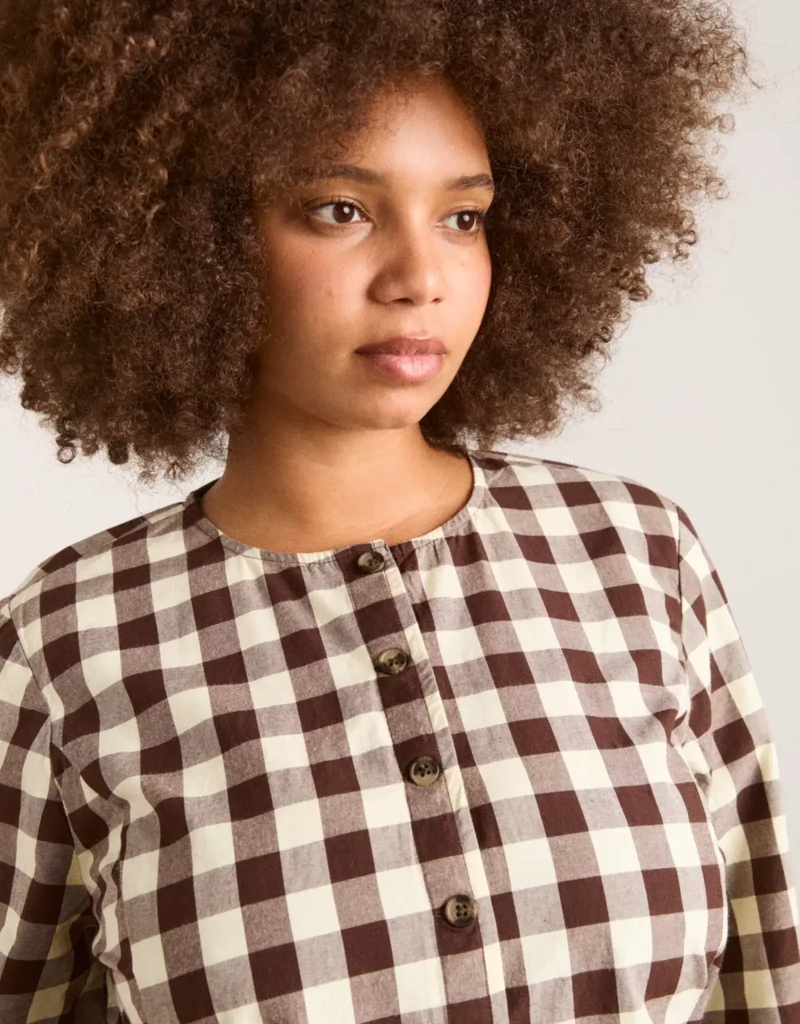 Damson Madder Blouse 'Madison' - Butter  - Damson Madder