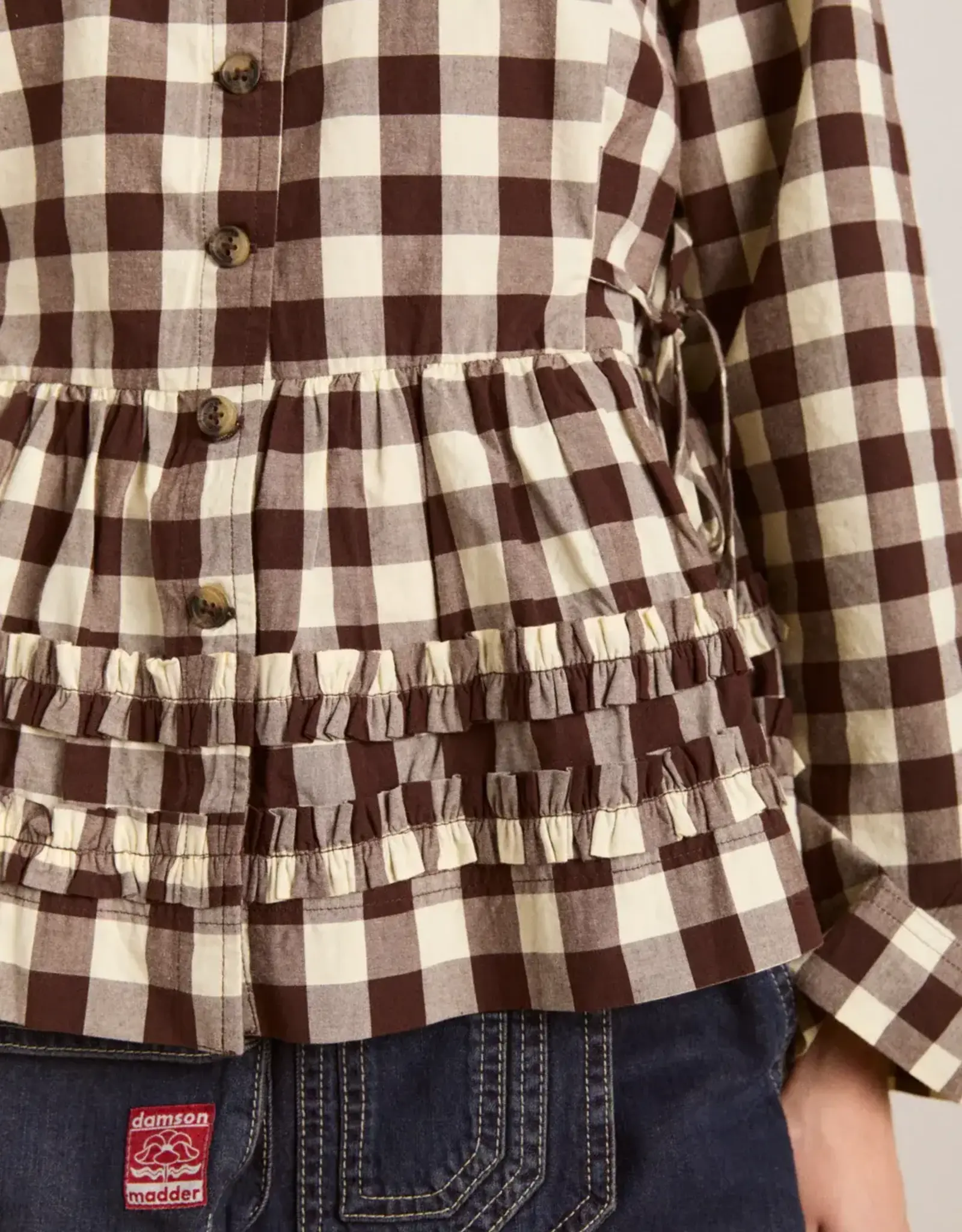 Damson Madder Blouse 'Madison' - Butter  - Damson Madder