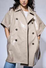 Mon Frac Cape-Style Coat 'Drops' - Beige - Mon Frac TU