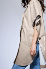 Mon Frac Cape-Style Coat 'Drops' - Beige - Mon Frac TU