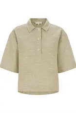 Esmé Studios Blouse 'Kaya' - Brownie Melange - Esmé Studios