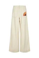 Lollys Laundry Broek 'Florida' - Creme - Lollys Laundry