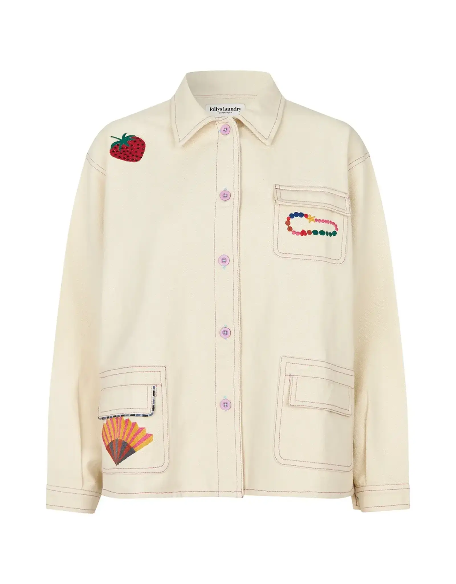 Lollys Laundry Jacket 'April' - Creme - Lollys Laundry