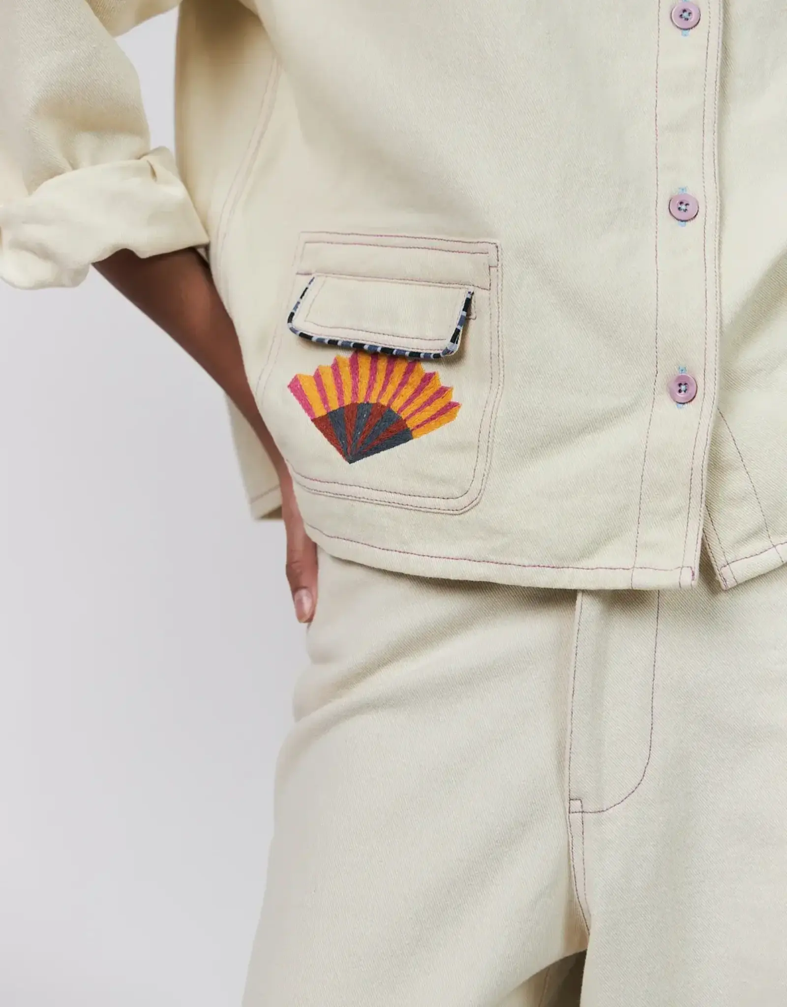 Lollys Laundry Jacket 'April' - Creme - Lollys Laundry