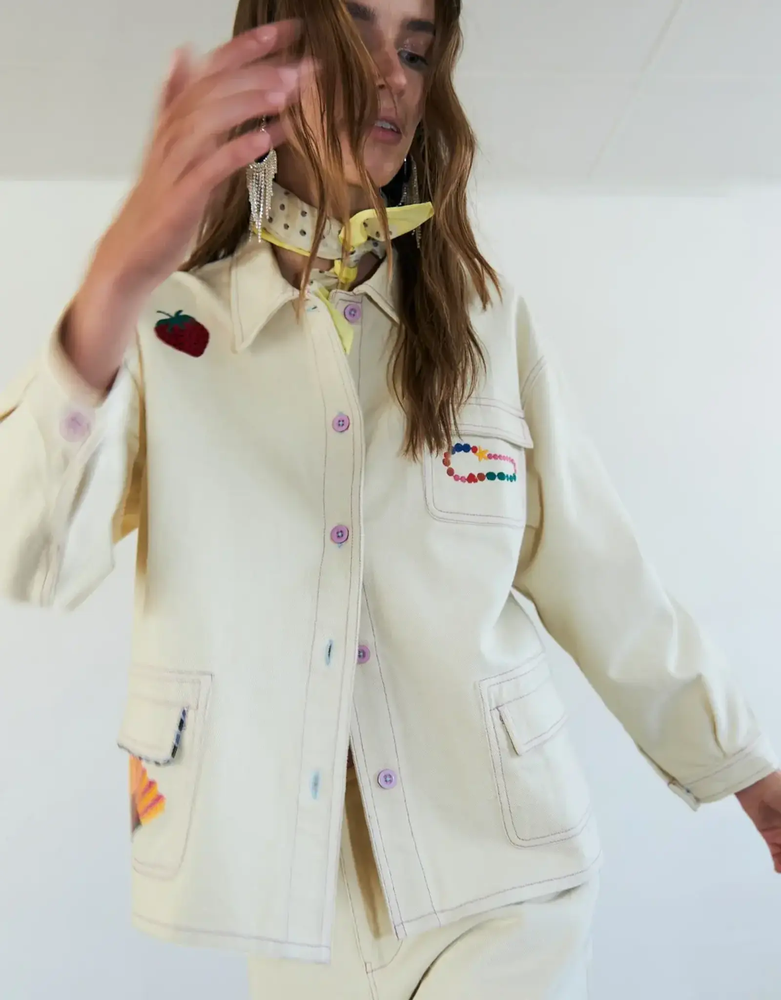 Lollys Laundry Jacket 'April' - Creme - Lollys Laundry