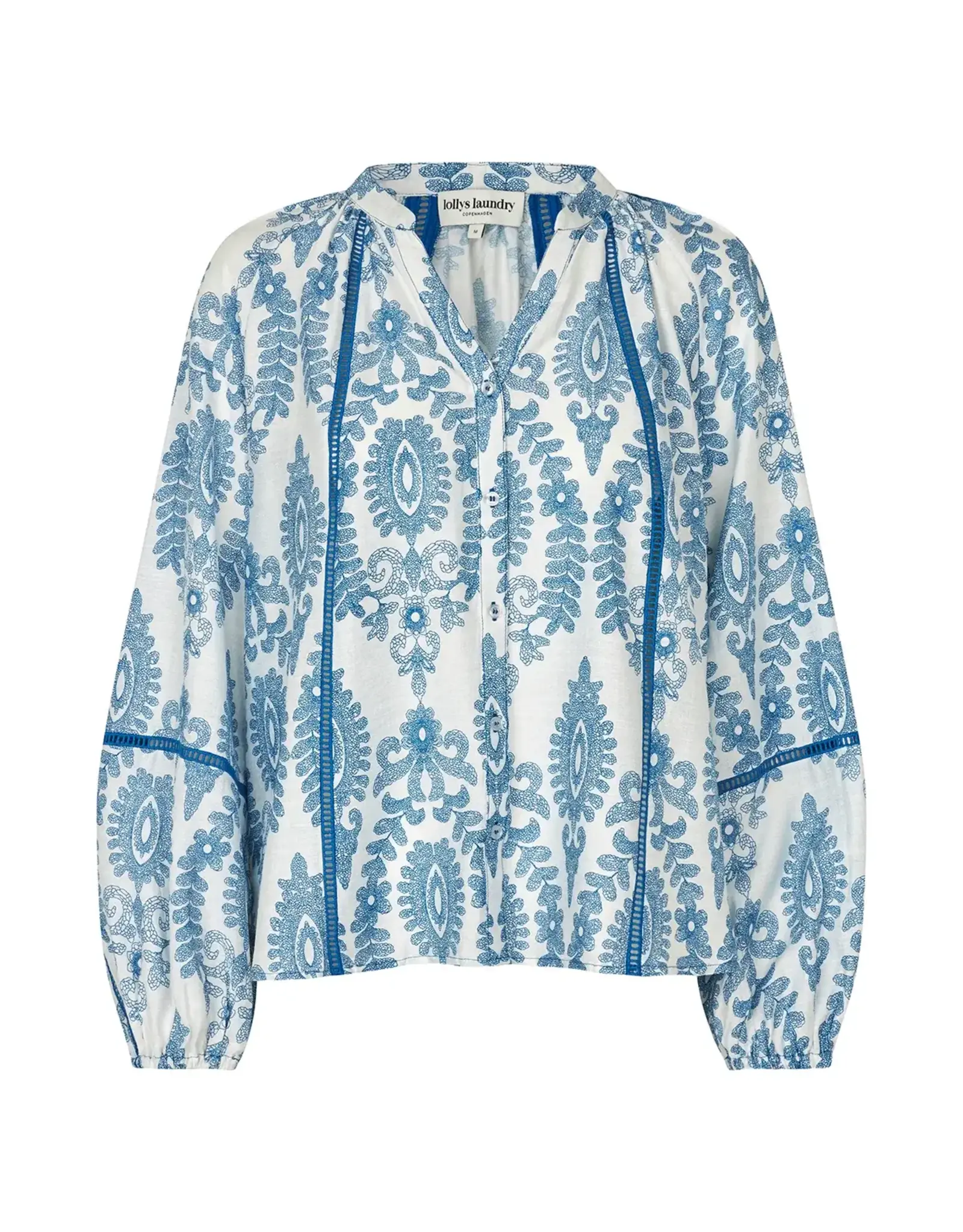 Lollys Laundry Blouse 'Vero' - Blue - Lollys Laundry