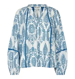 Lollys Laundry Blouse 'Vero' - Blue - Lollys Laundry
