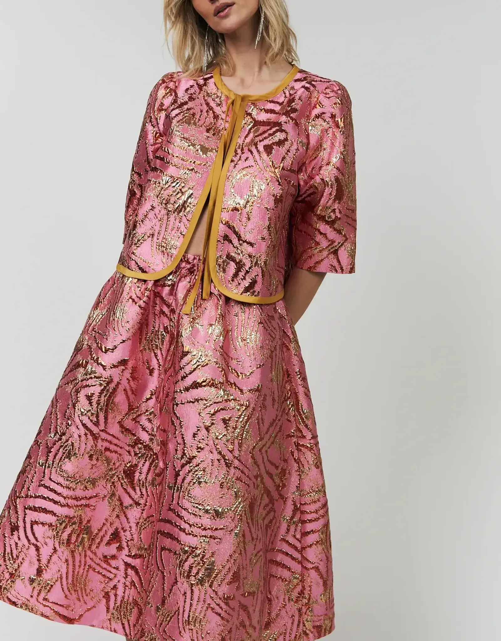 Lollys Laundry Short Jacket 'Trine' - Pink - Lollys Laundry