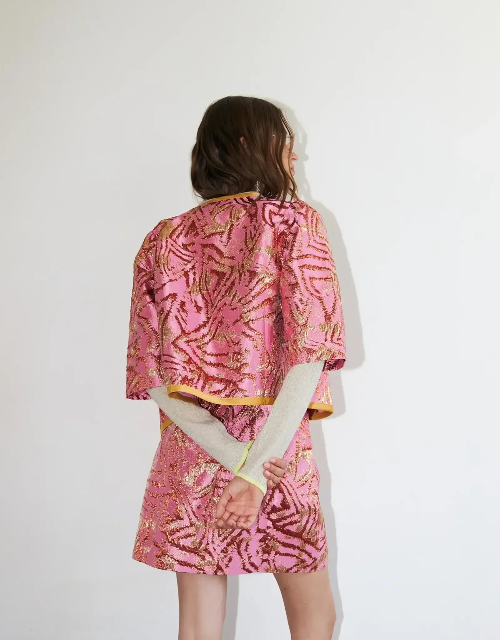 Lollys Laundry Short Jacket 'Trine' - Pink - Lollys Laundry